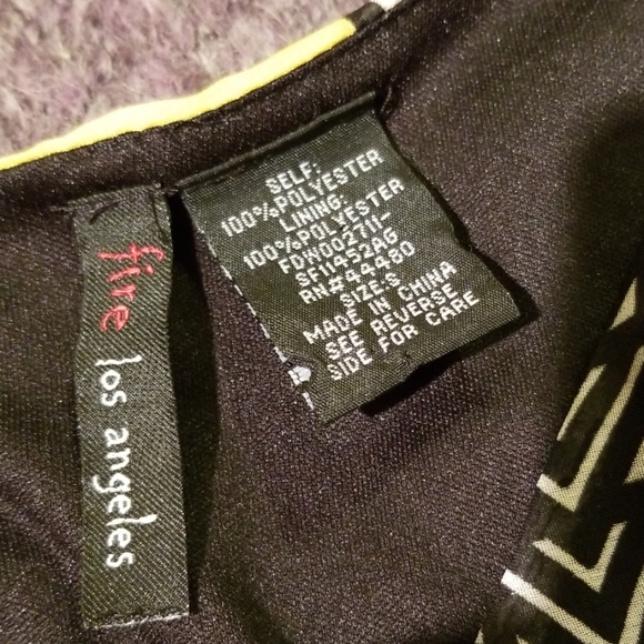 FIRE LOS ANGELES DRESS size S - Picture 6 of 7